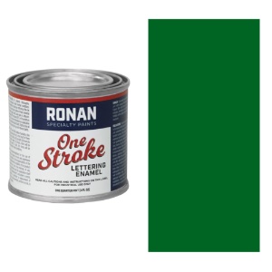 Ronan Paints One Stroke Lettering Enamel 4oz Emerald Green