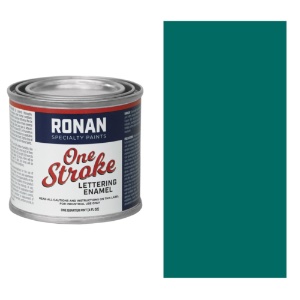 Ronan Paints One Stroke Lettering Enamel 4oz Process Green
