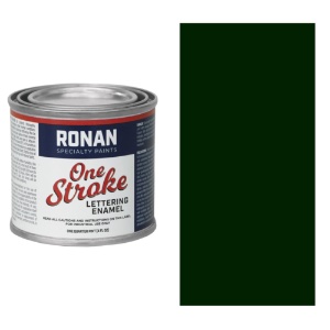 Ronan Paints One Stroke Lettering Enamel 4oz Dark Green