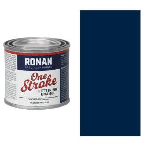 Ronan Paints One Stroke Lettering Enamel 4oz Dark Blue