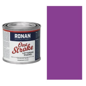 Ronan Paints One Stroke Lettering Enamel 4oz Process Purple