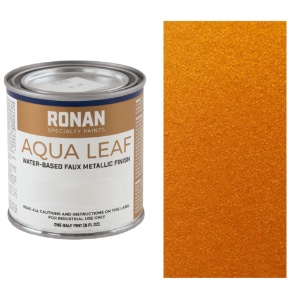 Ronan Paints Aqua Leaf Faux Metallic 8oz Aztec Gold