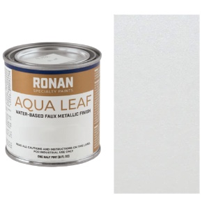 Ronan Paints Aqua Leaf Faux Metallic 8oz Pearl