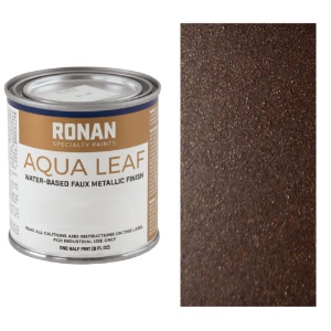 Ronan Paints Aqua Leaf Faux Metallic 8oz Statuary