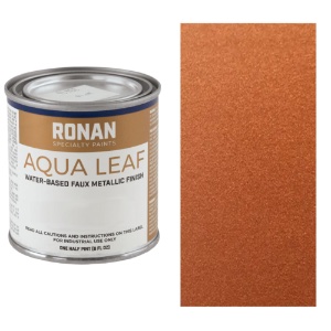 Ronan Paints Aqua Leaf Faux Metallic 8oz Penny Copper