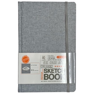 Royal & Langnickel Hardbound Sketchbook 80 Sheets 5.5"x8.5" Gray