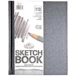 Royal & Langnickel Hardbound Sketchbook 110 Sheets 8.5" x 11"