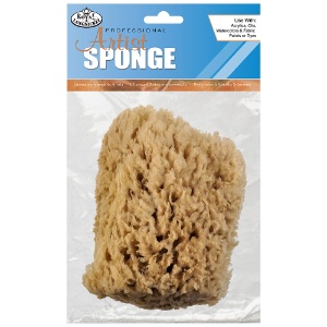 Professional Artist Natural Ocean Wool Sponge 5.0" - 6.0"