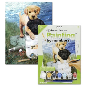 Royal Brush Painting by Numbers Junior 8.75"x11.75" Fishing Buddies