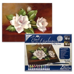 Royal Brush Paint Your Own Masterpiece 11"x14" Classic Magnolias