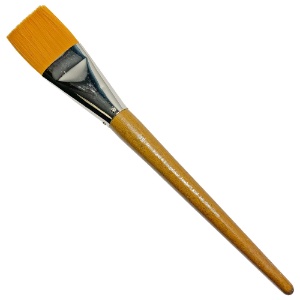 Royal Jumbo Synthetic Golden Taklon Brush Flat #40