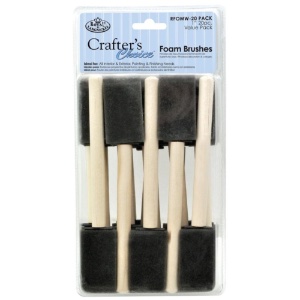 Smooth Finish Foam Brush 20-Piece Value Pack (1")