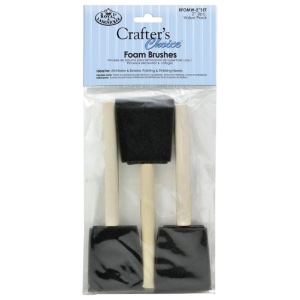 Smooth Finish Foam Brushes 3-Pack (2")