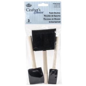 Smooth Finish Foam Brushes 3-Pack (1", 2", 3")
