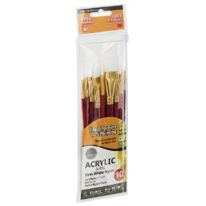 Daler Rowney Simply Firm Synthetic Nylon Brush 10 Set