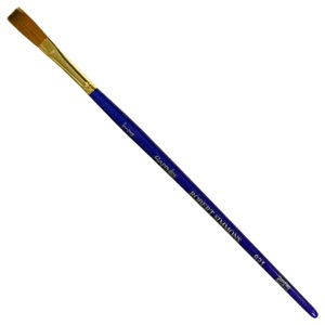 Robert Simmons Sapphire Sable Blend Watercolor Brush One Stroke 1/4"