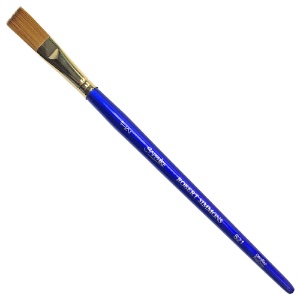 Robert Simmons Sapphire Sable Blend Watercolor Brush One Stroke 1/2"