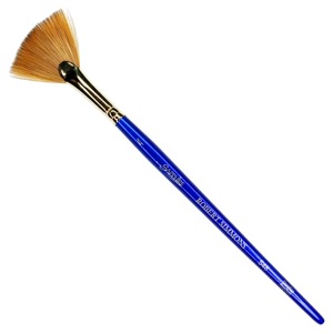 Robert Simmons Sapphire Sable Blend Watercolor Brush Fan #4