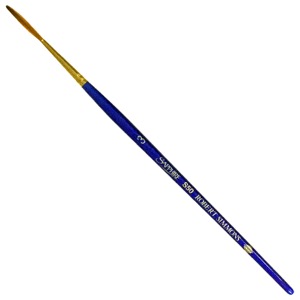 Robert Simmons Sapphire Sable Blend Watercolor Brush Script Liner #3