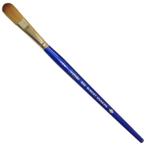 Robert Simmons Sapphire Sable Blend Watercolor Brush Oval Wash 1/2"