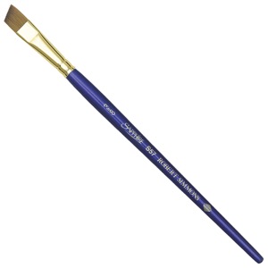Robert Simmons Sapphire Sable Blend Watercolor Brush Angle Shader 3/8"