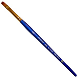 Robert Simmons Sapphire Sable Blend Watercolor Brush Flat Shader #6