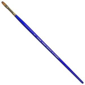 Robert Simmons Sapphire Synthetic Sable Long Handle Brush Filbert #6