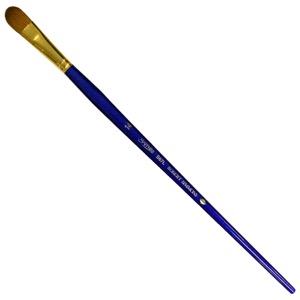 Robert Simmons Sapphire Synthetic Sable Long Handle Brush Filbert #14