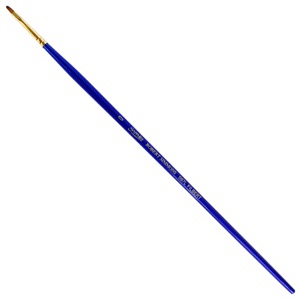 Robert Simmons Sapphire Synthetic Sable Long Handle Brush Filbert #0