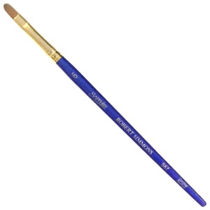 Robert Simmons Sapphire Sable Blend Watercolor Brush Filbert #6