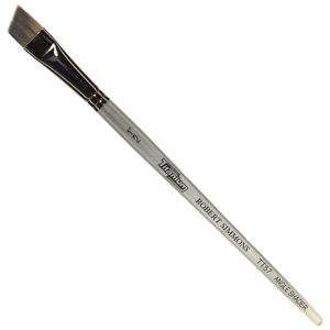 Robert Simmons Titanium Interlocked Bristle Brush Angle Shader 1/2"