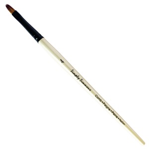 Robert Simmons Simply Simmons Synthetic Mixed Media Brush Filbert Comb #4