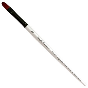 Robert Simmons Simply Short Handle Brush Filbert #8
