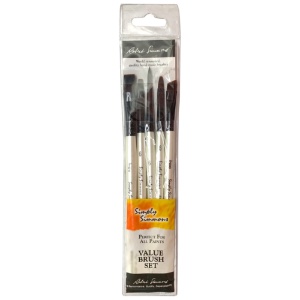 Robert Simmons SIMPLY SIMMONS Value Brush 5 Set Extra Firm