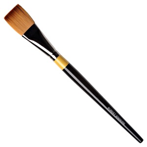 Robert Simmons Acrylic Short Handle Brush One Stroke 1"