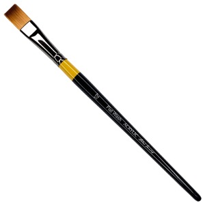 Robert Simmons Acrylic Short Handle Brush Flat Wash 1/2"
