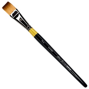 Robert Simmons Acrylic Short Handle Brush Flat Wash 3/4"