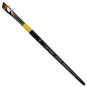 Robert Simmons Acrylic Short Handle Brush Angle Shader 3/8"