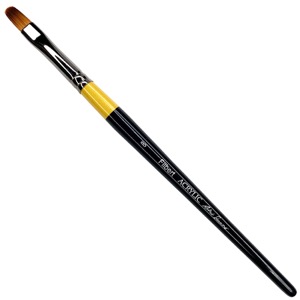 Robert Simmons Acrylic Short Handle Brush Filbert #8