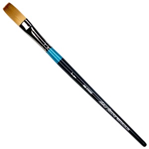 Robert Simmons Synthetic Watercolor Short Handle Brush One Stroke 1/2"