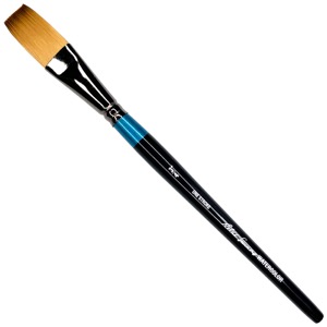 Robert Simmons Synthetic Watercolor Short Handle Brush One Stroke 3/4"