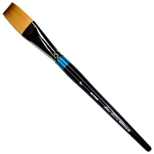 Robert Simmons Synthetic Watercolor Short Handle Brush One Stroke 1"