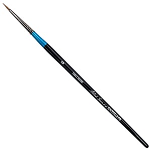 Robert Simmons Sable Watercolor Short Handle Brush Round #0