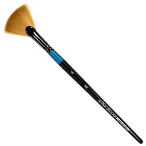 Robert Simmons Synthetic Watercolor Short Handle Brush Fan #4