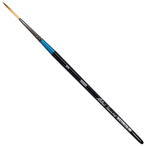 Robert Simmons Synthetic Watercolor Short Handle Brush Rigger #2