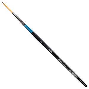 Robert Simmons Synthetic Watercolor Short Handle Brush Rigger #4