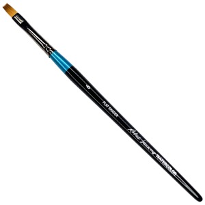 Robert Simmons Synthetic Watercolor Short Handle Brush Flat Shader #6
