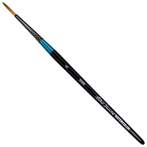 Robert Simmons Synthetic Watercolor Short Handle Brush Round #4