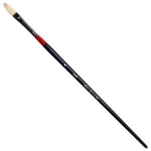 Robert Simmons Bristle Oil Long Handle Brush Filbert #4