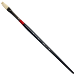 Robert Simmons Bristle Oil Long Handle Brush Flat #6